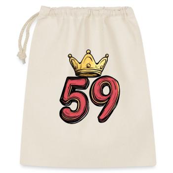 59 Number Krone - Gift Bag 40 x 50 cm - nature - Front