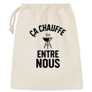 It's heating up between us Humor, barbecue and grilling - Gift Bag 40 x 50 cm - nature - Front