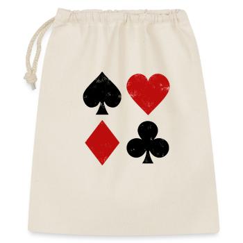 Playing Cards Geometry - Gift Bag 40 x 50 cm - nature - Front