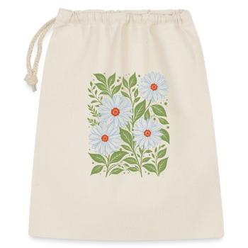Daisies in Sky Blue Floral - Gift Bag 40 x 50 cm - nature - Front