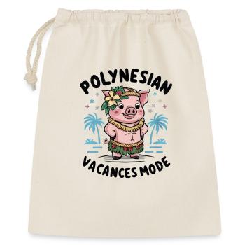 Polynesian Vibes Ambiance Îles Tropicales Soleil - Sac cadeau 40 x 50 cm - nature - Devant