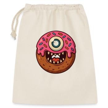 One-eyed donut monster - Gift Bag 40 x 50 cm - nature - Front