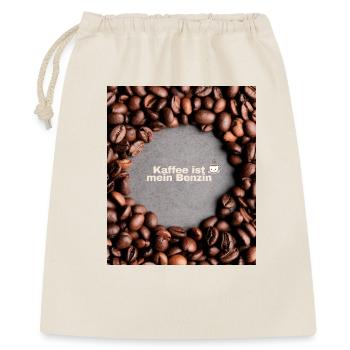 Le café est mon essence – Drôle de dicton sur le café - Sac cadeau 40 x 50 cm - nature - Devant