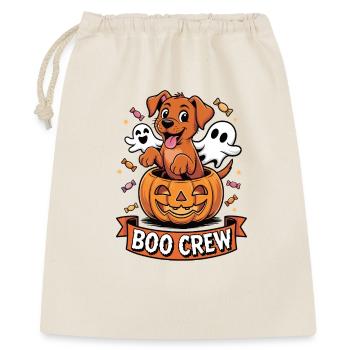 Boo Crew Halloween Foxred Labrador - Geschenkbeutel aus Baumwolle (40 x 50 cm) - Natur - Vorne