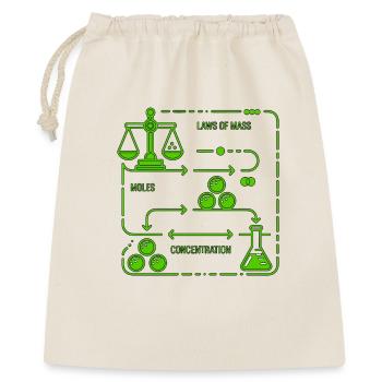 Laws of Mass Chemistry Diagram - Gift Bag 40 x 50 cm - nature - Front