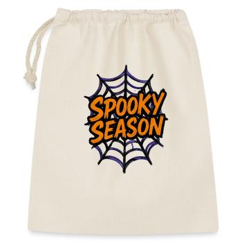 Halloween spider web "Spooky Season" - Gift Bag 40 x 50 cm - nature - Front