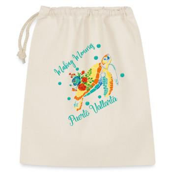 Souvenirs de vacances à Puerto Vallarta - Sac cadeau 40 x 50 cm - nature - Devant