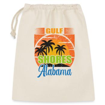 Vacances en famille à la plage de Gulf Shores en Alabama - Sac cadeau 40 x 50 cm - nature - Devant