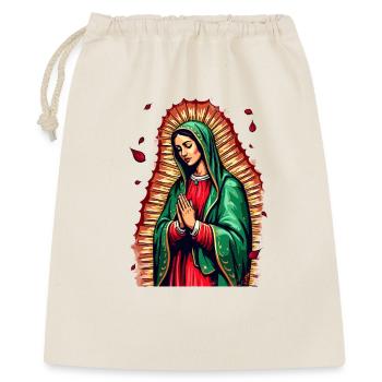 Mary icon with greeting prayer - Gift Bag 40 x 50 cm - nature - Front