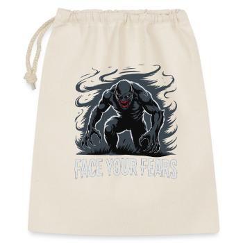 Face Your Fears Monster,  Nightmare. - Gift Bag 40 x 50 cm - nature - Front