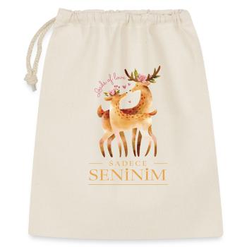 Sadece Senininim (turc) - Je n’appartiens qu’à toi - Sac cadeau 40 x 50 cm - nature - Devant