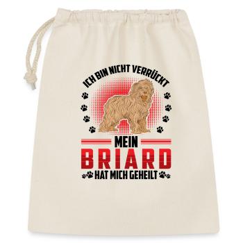 Briard heals me Berger de Brie - Gift Bag 40 x 50 cm - nature - Front
