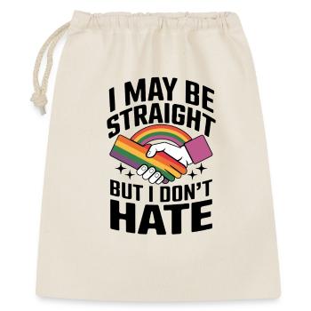 Poignée de main arc-en-ciel de l’unité - Sac cadeau 40 x 50 cm - nature - Devant