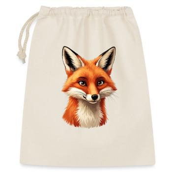 Warming fox head illustration - Gift Bag 40 x 50 cm - nature - Front
