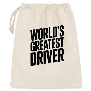 Le plus grand pilote du monde - Sac cadeau 40 x 50 cm - nature - Devant
