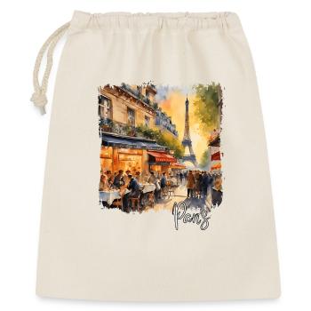 Paris Aquarelle, Paris France - Sac cadeau 40 x 50 cm - nature - Devant