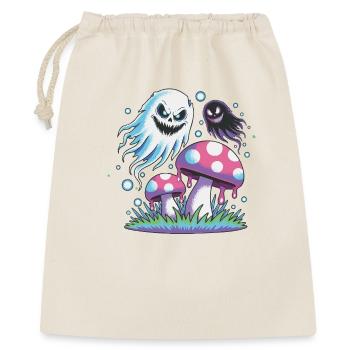 Fantômes et champignons effrayants – Neon Pastel Design - Sac cadeau 40 x 50 cm - nature - Devant