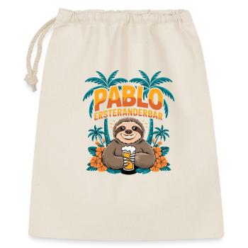 Pablo First Changeable Sloth with Beer and Palm Trees - Gift Bag 40 x 50 cm - nature - Front