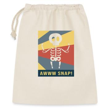 Arm Fracture Halloween Skeleton Bone Bone Fracture - Gift Bag 40 x 50 cm - nature - Front