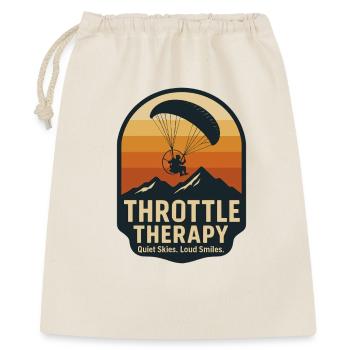 Throttle Therapy Paragliding Adventure - Gift Bag 40 x 50 cm - nature - Front