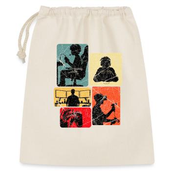 Jeux de joueurs - Sac cadeau 40 x 50 cm - nature - Devant