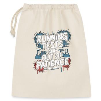 Lab Technician Running Tests And Laboratory Work - Geschenkbeutel aus Baumwolle (40 x 50 cm) - Natur - Vorne