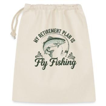 Retirement Plan: Fly Fishing - Gift Bag 40 x 50 cm - nature - Front