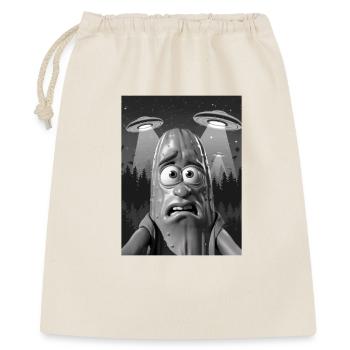 Monstre de concombre dans la nébuleuse OVNI - Sac cadeau 40 x 50 cm - nature - Devant