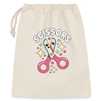 Scissors Stone Paper Kawaii Scissors - Gift Bag 40 x 50 cm - nature - Front