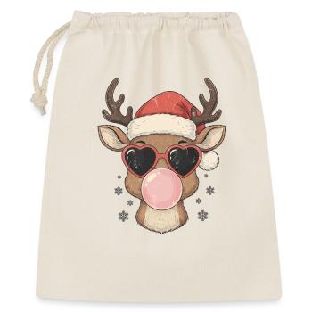 Chewing-gum de renne - Sac cadeau 40 x 50 cm - nature - Devant