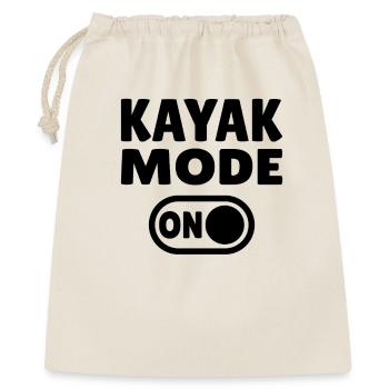 Mode kayak activé - Sac cadeau 40 x 50 cm - nature - Devant