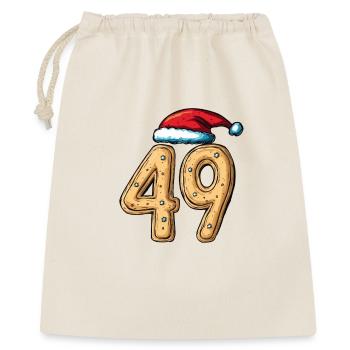 49 Number Biscuit Christmas - Gift Bag 40 x 50 cm - nature - Front