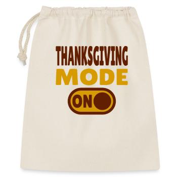 Thanksgiving Mode ON - Gift Bag 40 x 50 cm - nature - Front