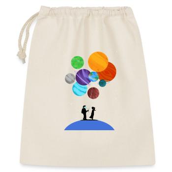 Astronaut Holding Planet Balloons Cosmic Journey T - Gift Bag 40 x 50 cm - nature - Front