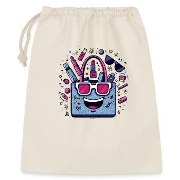 Cheerful Cosmetic Bag Popart Style - Gift Bag 40 x 50 cm - nature - Front