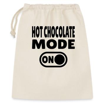 HotchocolateModeONBLK - Gift Bag 40 x 50 cm - nature - Front