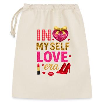 In My Self Love Era – Glamour Fashion Design - Gift Bag 40 x 50 cm - nature - Front
