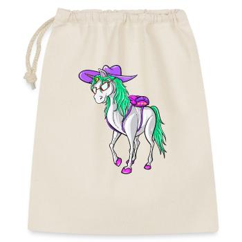 Retour à l’école 2026 Design de style licorne Tee Kids - Sac cadeau 40 x 50 cm - nature - Devant