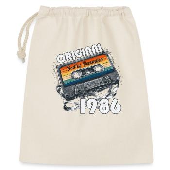 Cassette du 40e anniversaire décembre 1986 - Sac cadeau 40 x 50 cm - nature - Devant