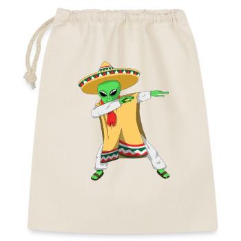 Sombrero extraterrestre Dabbing, Cinco de Mayo, fête drôle - Sac cadeau 40 x 50 cm - nature - Devant