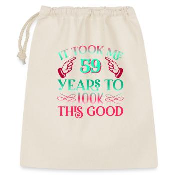 It took 59 years to look so good - Gift Bag 40 x 50 cm - nature - Front