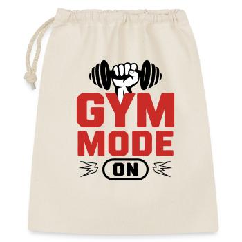 Gym Mode On - Gift Bag 40 x 50 cm - nature - Front