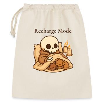 Recharge Fashion Skeleton – Cozy Relax - Gift Bag 40 x 50 cm - nature - Front