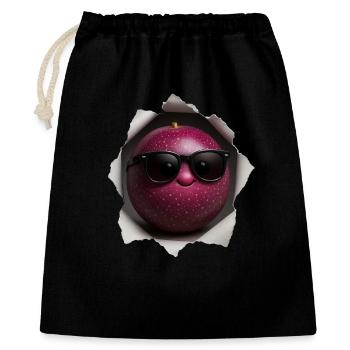 Fruit de la passion - Sac cadeau 40 x 50 cm - noir - Devant