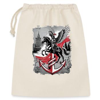 T-shirt d’art de rue Hussar Warsaw PW. - Sac cadeau 40 x 50 cm - nature - Devant