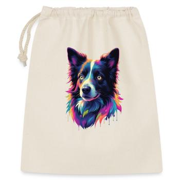 Colorful Dog Head Neon Palette - Gift Bag 40 x 50 cm - nature - Front