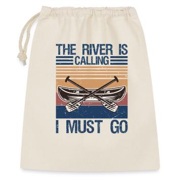 The river is calling and I must go Canoe Paddling - Gift Bag 40 x 50 cm - nature - Front