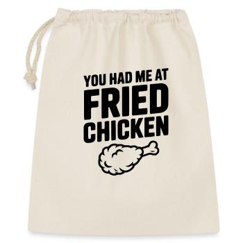 You Had Me at Fried Chicken - Gift Bag 40 x 50 cm - nature - Front