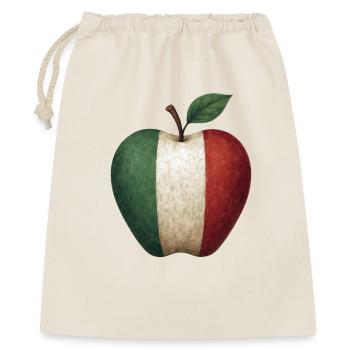 Italien - Geschenkbeutel aus Baumwolle (40 x 50 cm) - Natur - Vorne