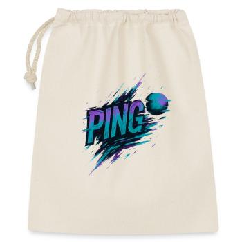 Ping Pong - Tennis de Table - Sac cadeau 40 x 50 cm - nature - Devant